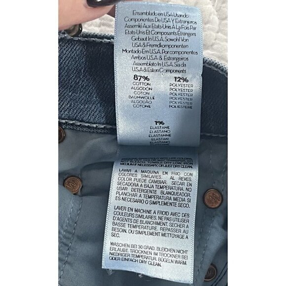 Mother Jeans Women's Sz 24 The Vamp Fray  Crack The Whip Raw Hem Denim Jeans - Picture 7 of 11